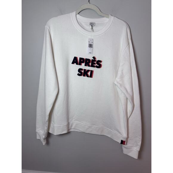 Kule The Raleigh Après Ski Graphic Sweatshirt Sz Large NWT $148 - Picture 10 of 13